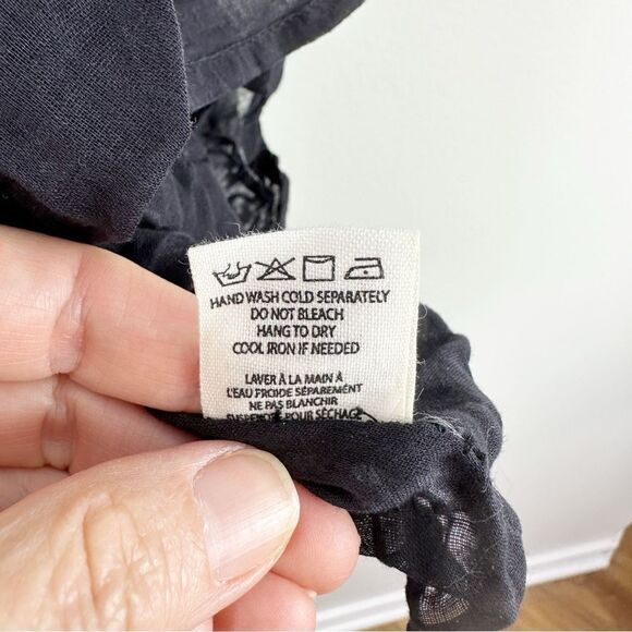 Billabong Enchanted Dayz Black/White Strapless Dress w/Handkerchief Hem Tassels - Picture 11 of 12